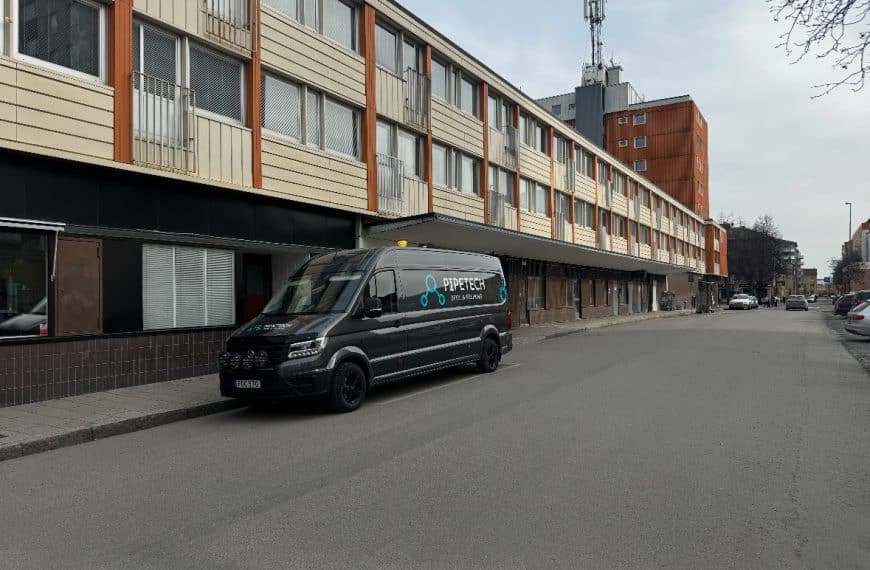 Relining hos Brf Borgmästaren -Gävle